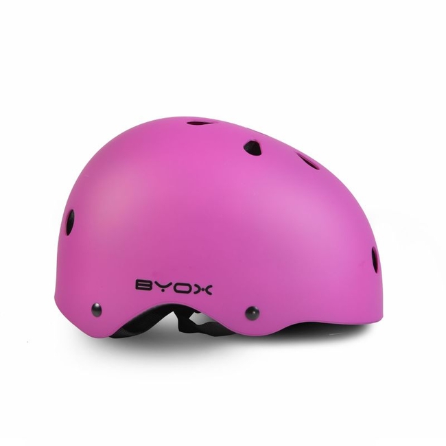 Byox Y09 Ρυθμιζόμενο Παιδικό Κράνος για Ποδήλατο & Πατίνι Pink