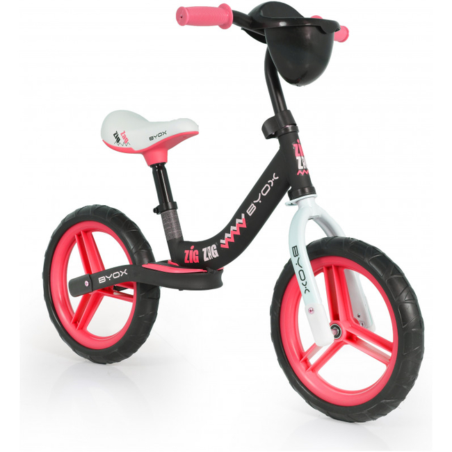 Byox Zig Zag Παιδικό Ποδήλατο Ισορροπίας 24+μηνών με Αξεσουάρ Red 3800146201333