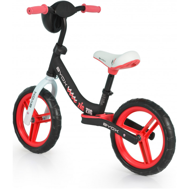 Byox Zig Zag Παιδικό Ποδήλατο Ισορροπίας 24+μηνών με Αξεσουάρ Red 3800146201333