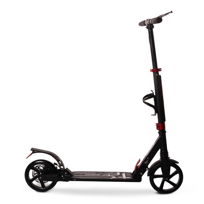 Byox Plexus  Folding Scooter Disk Brake Suspension - Black (3800146225247)