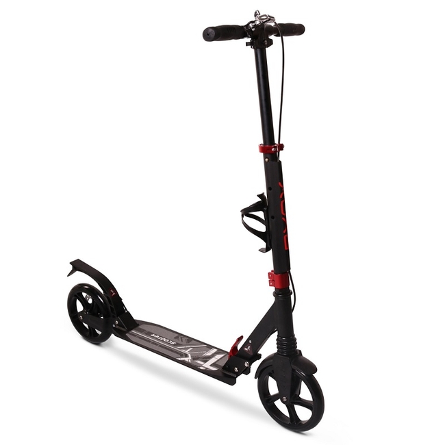 Byox Plexus  Folding Scooter Disk Brake Suspension - Black (3800146225247)