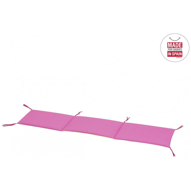 Cambrass Cot Bumper 60 x 60 40 cm- Pink