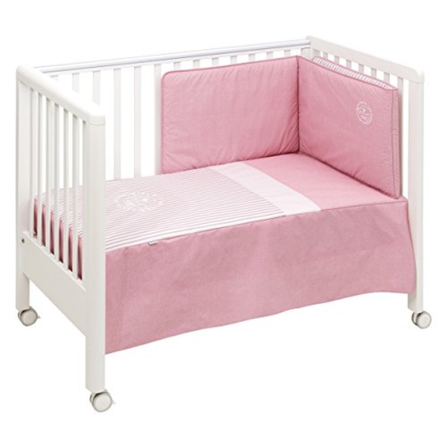 Cambrass Bedding Set Duvet and Bumper - Pink Denim