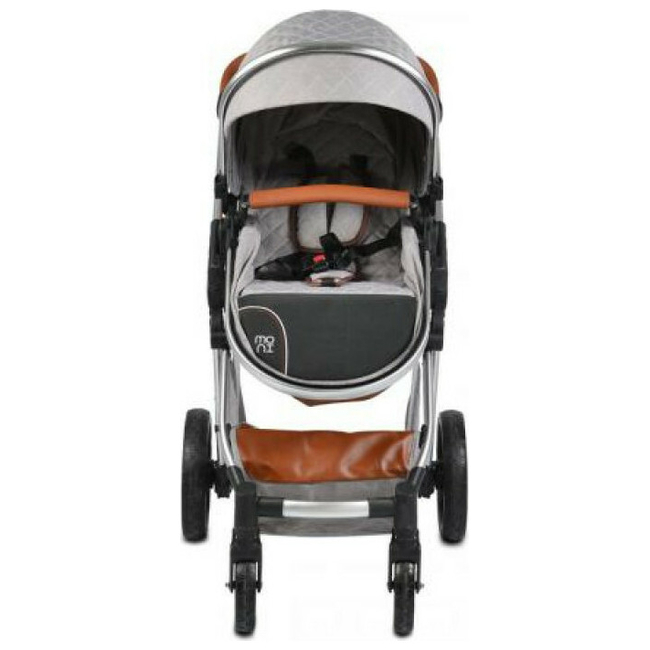 Cangaroo Alma 3 in 1 Aluminium Παιδικό Αναστρέψιμο Καρότσι 0+ μηνών Dark grey 3800146235475