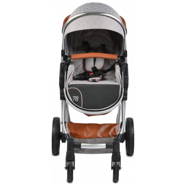 Cangaroo Alma 2 in 1 Aluminium Παιδικό Αναστρέψιμο Καρότσι 0+ μηνών Light Grey 3800146235482