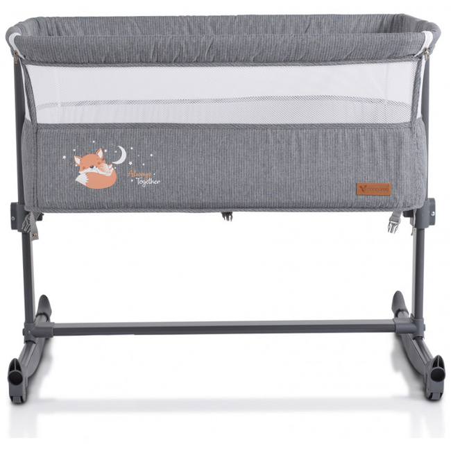 Cangaroo Always Together Ρυθμιζόμενο Λίκνο Dark Grey 3800146248826 (Δώρο Super Απαλή Κουβερτούλα)