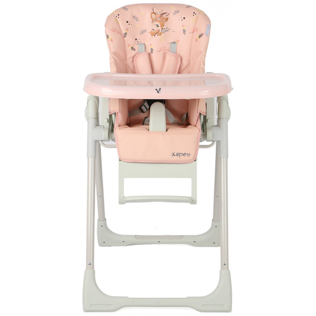 Cangaroo Aspen 2 in 1 Folding Highchair Pink 3801005150571