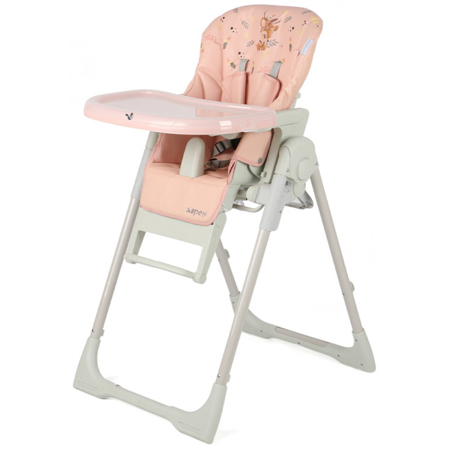 Cangaroo Aspen 2 in 1 Folding Highchair Pink 3801005150571