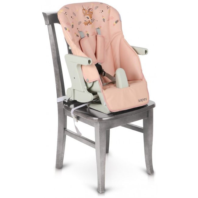 Cangaroo Aspen 2 in 1 Folding Highchair Pink 3801005150571