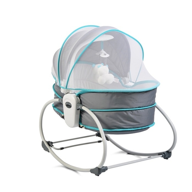 Cangaroo Ava 5 in 1 Baby Bouncer 0+ months - Turquoise (3800146247812)