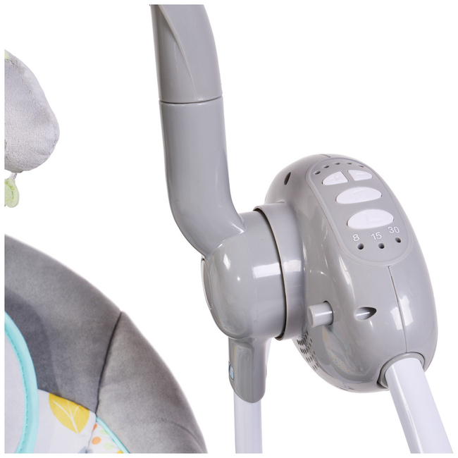 Cangaroo Baby Swing+ PLUS Ηλεκτρικό Βρεφικό Ρηλάξ/Κούνια - Grey 3800146247126