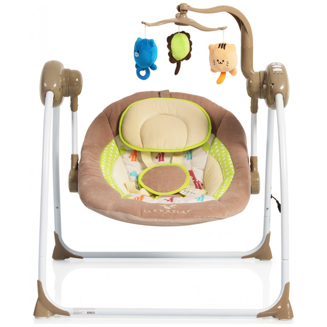 Cangaroo Baby Swing+ PLUS Ηλεκτρικό Βρεφικό Ρηλάξ/Κούνια - Pink 3800146247119