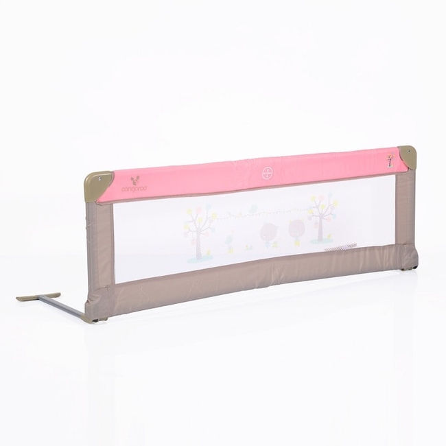 Cangaroo Bedrail Προστατευτική Πτυσσόμενη μπάρα/κάγκελο κρεβατιού - 130 x 43.5 εκ  - Ροζ