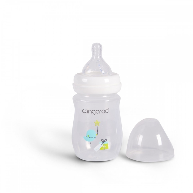 Cangaroo Birdy Blu Plastic Baby Bottle 160 ml BPA Free 0+ Months C0562