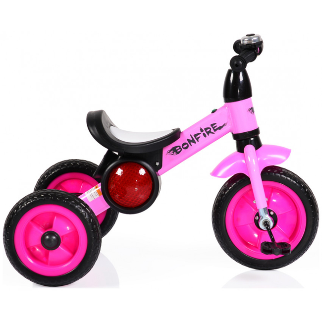 Cangaroo Bonfire - Τρίκυκλο Παιδικό Ποδήλατο με Φως και Μουσική 3 - 7 ετών  - Pink (3800146241896)