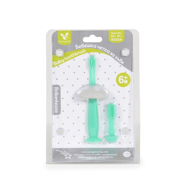 Cangaroo Baby Toothbrush Brillantezza Mint for 6m+ 3800146269159