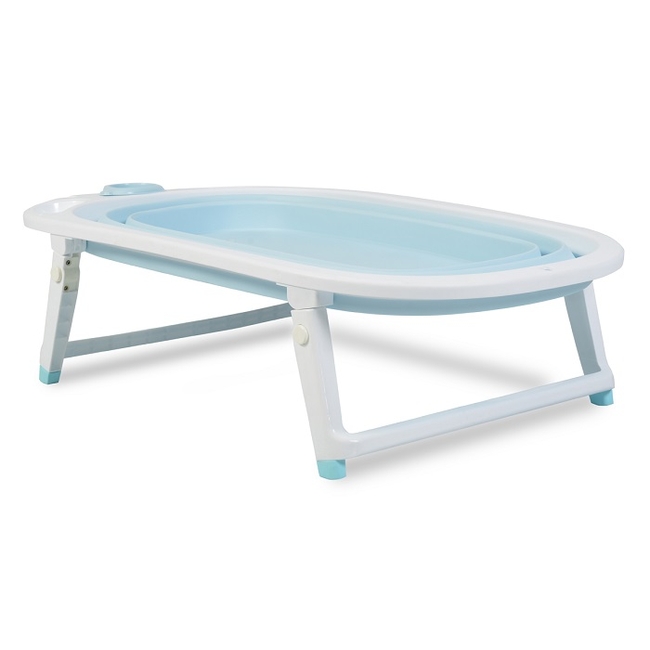 Cangaroo Caribbean Foldable Baby Bath 82cm - Blue (3800146264420)