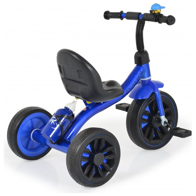 Cangaroo Cavalier LUX Τρίκυκλο Παιδικό Ποδήλατο Κουδουνάκι και Παγουρίνο 3 - 7 ετών Blue 3800146231217