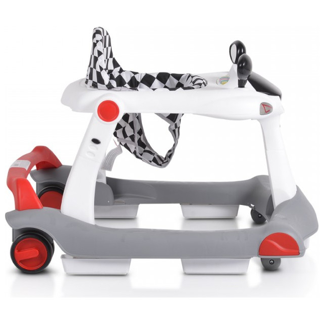 Cangaroo Chess Baby Walker 2 in 1 with Music Panel Red 3800146244101