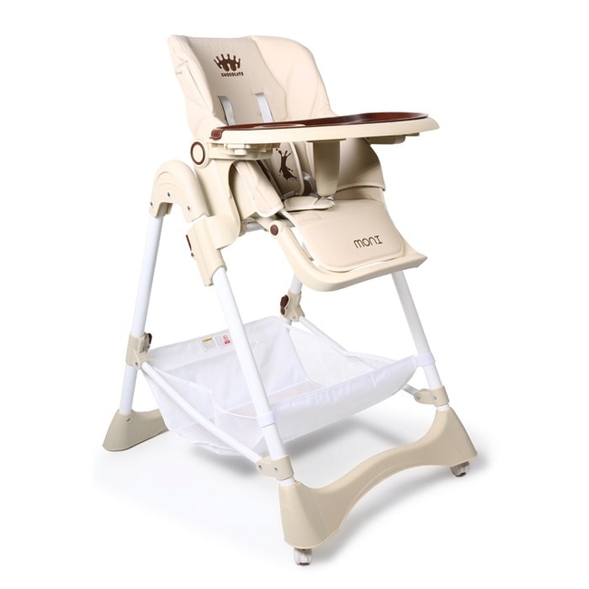 Cangaroo Chocolate High Chair - Beige (3800146239435)