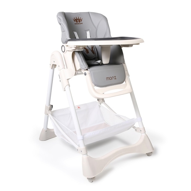 Cangaroo Chocolate High Chair - Grey (3800146239411)