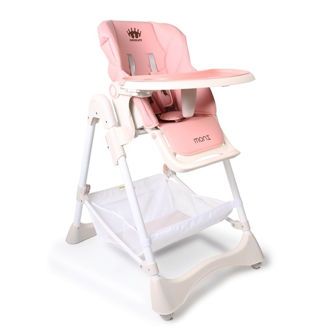 Cangaroo Chocolate High Chair - Pink (3800146239428)