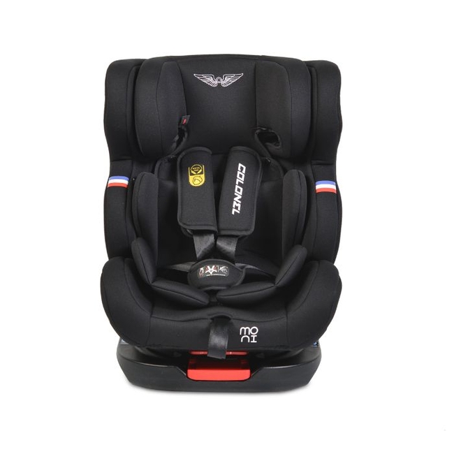 Cangaroo Colonel 0-36 kg ISOFIX Car Seat 360° Rotation - Black (3801005150229)