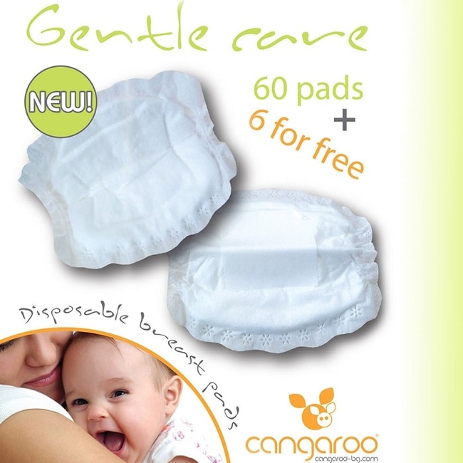 Cangaroo Gentle Care Επιθέματα Στήθους μίας Χρήσης (66 τμχ.) 3800146260149