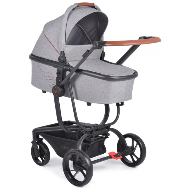 Cangaroo Ellada 2 in 1 Baby Stroller 0+ months Grey 3800146235628
