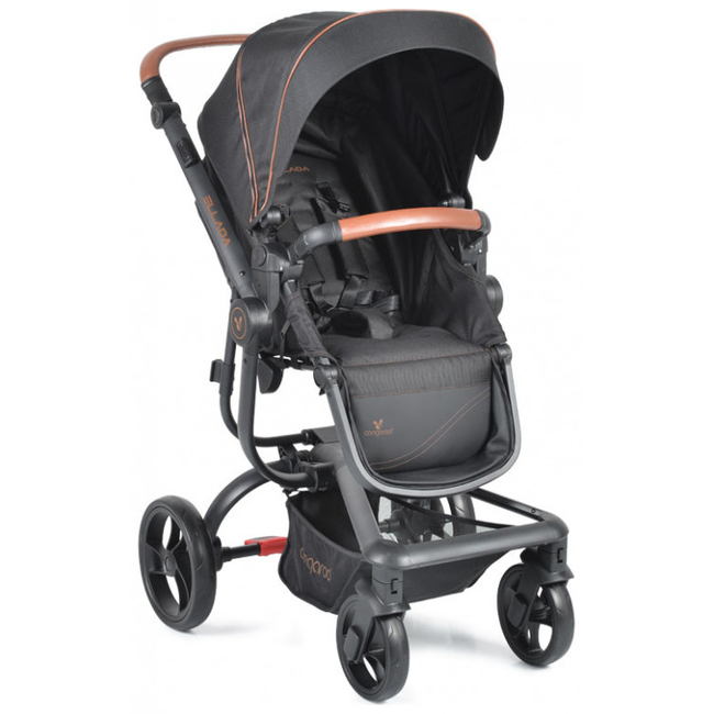 Cangaroo Ellada 3 in 1 Σύστημα Μεταφοράς 0+ μηνών Μαύρο 3800146235635