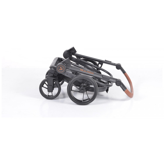 Cangaroo Ellada 3 in 1 Baby Stroller 0+ months with Car Seat 0-13 kg Black 3800146235635