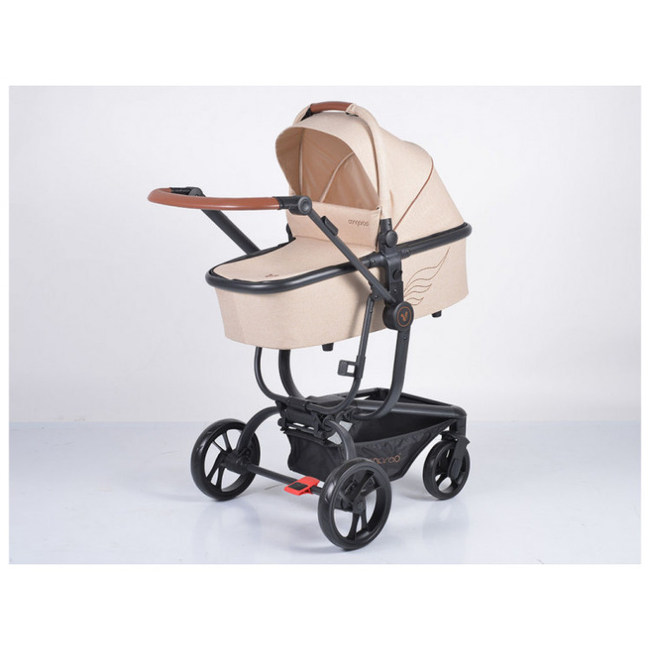 Cangaroo Ellada 2 in 1 Baby Stroller 0+ months Beige 3800146235611