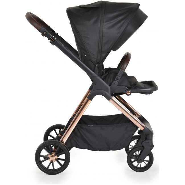 Cangaroo Empire 2 in 1 Baby Stroller 0-22 kg  & Carry Cot with Accessories Black 3800146235895
