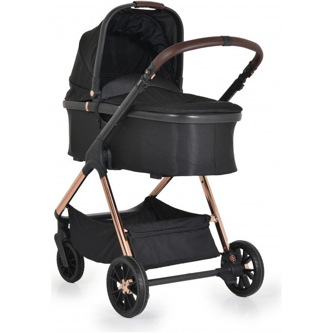 Cangaroo Empire 2 in 1 Baby Stroller 0-22 kg  & Carry Cot with Accessories Black 3800146235895