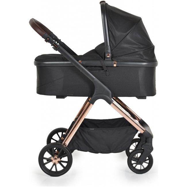 Cangaroo Empire 2 in 1 Baby Stroller 0-22 kg  & Carry Cot with Accessories Black 3800146235895