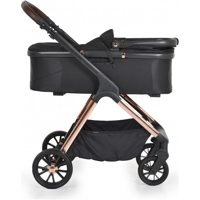 Cangaroo Empire 2 in 1 Baby Stroller 0-22 kg  & Carry Cot with Accessories Black 3800146235895