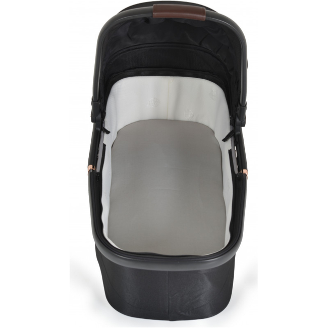 Cangaroo Empire 2 in 1 Baby Stroller 0-22 kg  & Carry Cot with Accessories Black 3800146235895
