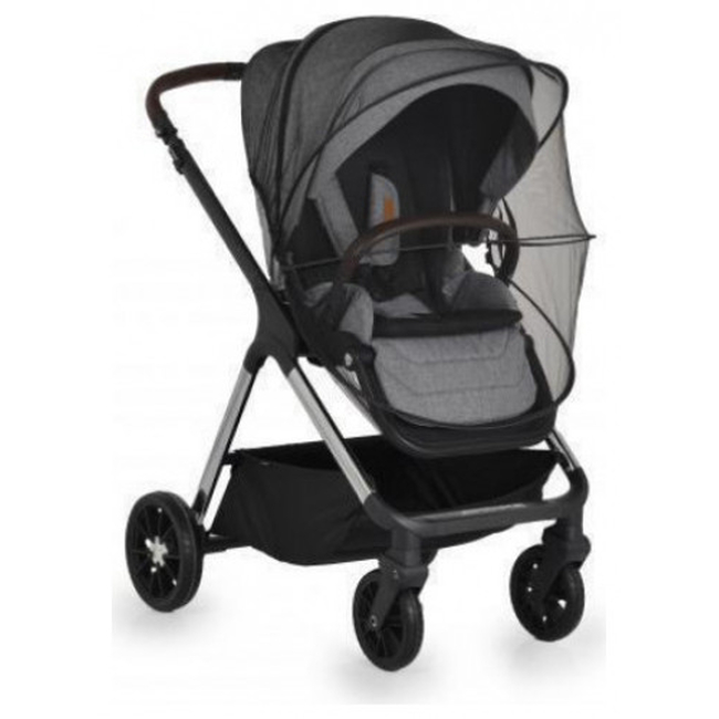 Cangaroo Empire 2 in 1 Baby Stroller 0-22 kg  & Carry Cot with Accessories Light Gray 3800146235918