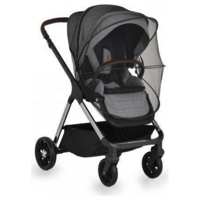 Cangaroo Empire 2 in 1 Παιδικό Καρότσι 0-22 kg με Καλαθούνα & Αξεσουάρ Dark Grey 3800146235925