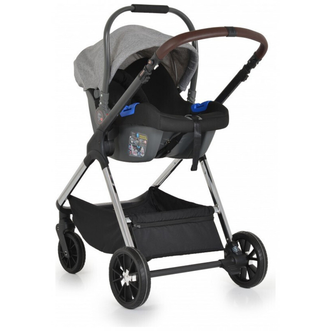 Cangaroo Empire 3 in 1 Σύστημα Μεταφοράς 0-22 kg με Αξεσουάρ Light Grey 3800146235918