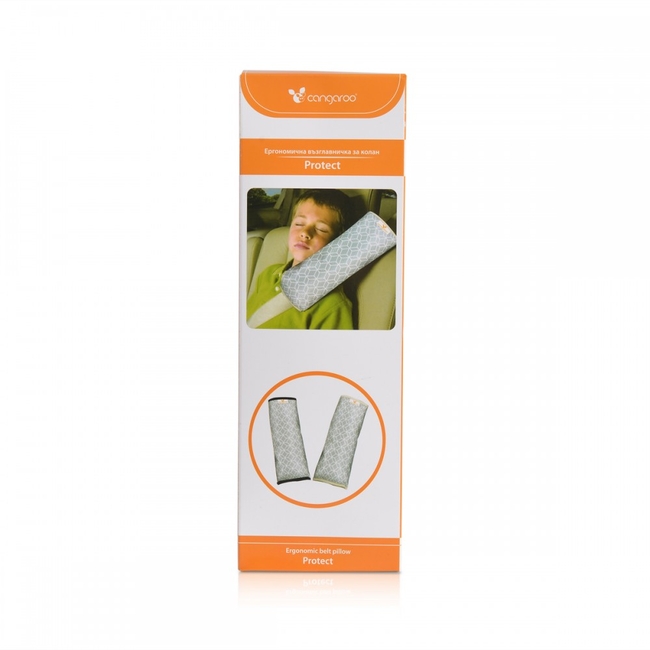 Cangaroo Επωμίδα Ζώνης Αυτοκινήτου Grey 3800146268084
