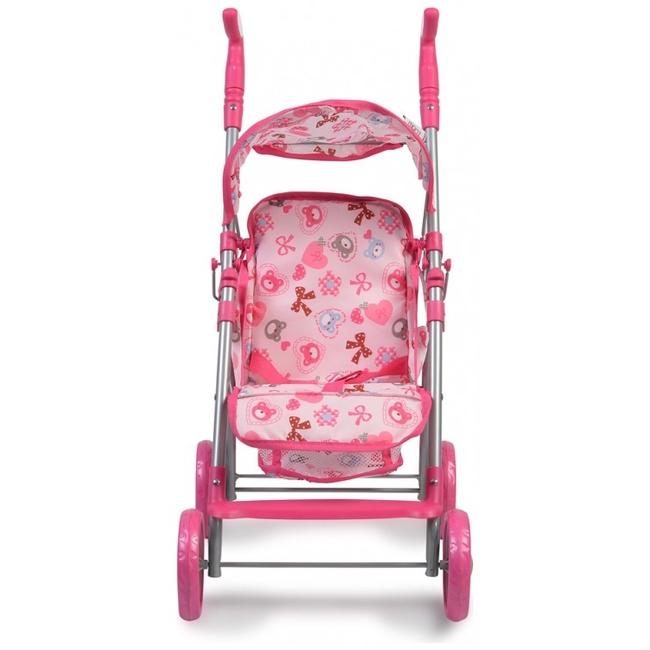 Cangaroo Stroller for dolls Flower Garden - Pink 3800146264871