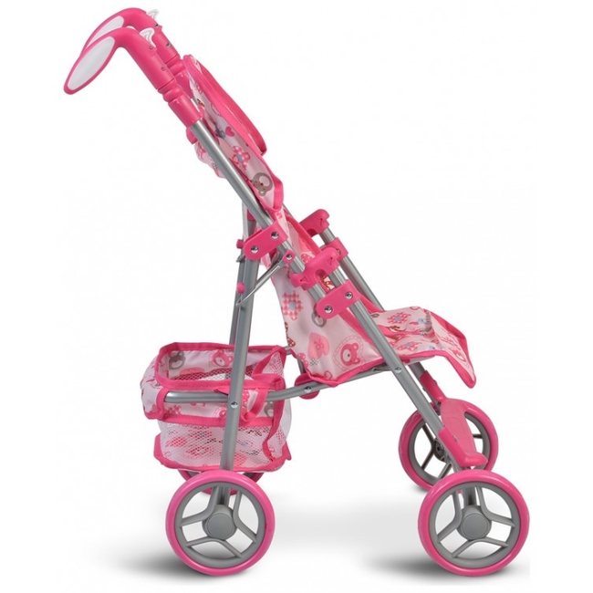 Cangaroo Stroller for dolls Flower Garden - Pink 3800146264871