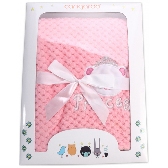 Cangaroo Freya Soft Fleece Blanket 110x80cm Pink 3800146264000