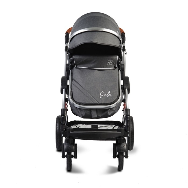 Cangaroo Gala Baby Buggy - Black Leather (3800146234928)