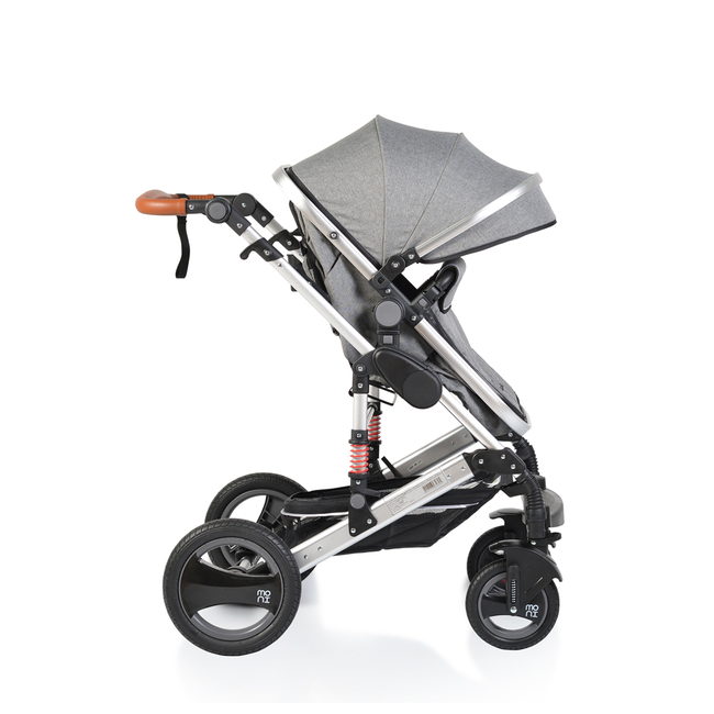 Cangaroo Gala Baby Buggy - Dark Grey Leather (3800146234805)