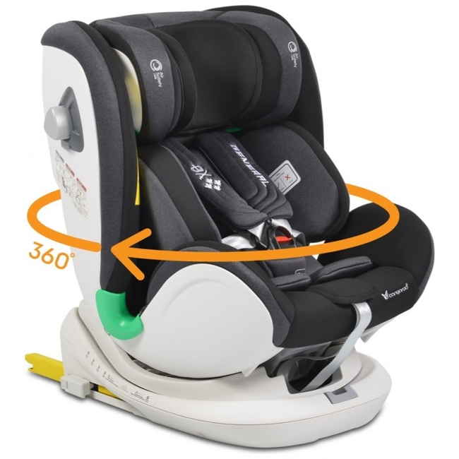 Cangaroo General 0-36 kg I-SIZE Παιδικό Κάθισμα Αυτοκινήτου 360 ° περιστροφή - Black (3801005150236)