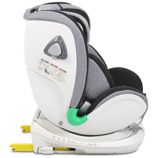 Cangaroo General 0-36 kg I-SIZE Car Seat Rotation 360 - Grey (3801005150243)