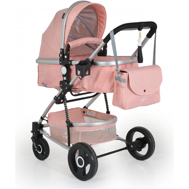 Cangaroo Gigi Παιδικό Μετατρεπόμενο Καρότσι Pink 3800146235642