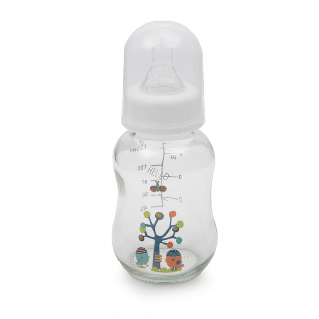 Cangaroo Glass Baby Bottle 120ml BPA Free 0+ Months GB301